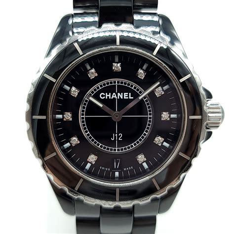 chanel black ceramic watch|chanel j12 ceramic watch price.